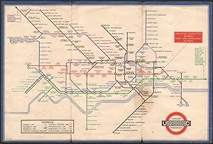 London Underground Transport - Railway Map No 2. 1934 - No print code