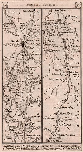[London to Carlisle, by Coventry & Warrington, commencing at Darlafton in the Chester Road] : Bur...