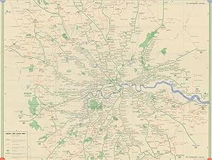 Green Line Coach Map No.1, 1948