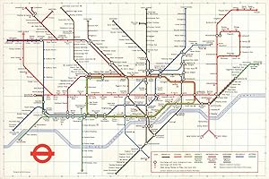 London Transport - Underground diagram of lines - No. 2 1972 [no code] - No print code