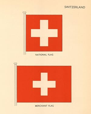 Switzerland; National Flag, Merchant Flag
