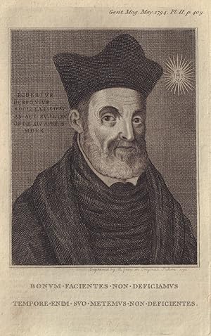 [Portrait of Robert Parsons, Jesuit, ob. 1597].