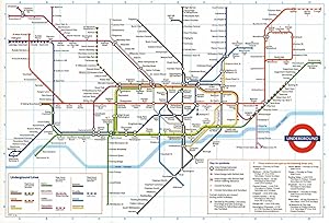 London Underground - Pocket Map - No. 1 1987 [no code] - No print code