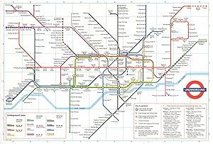Underground - Pocket Map - No. 1 1986 - Heathrow Terminal 4 Station opens 12th April [386/16713/1...