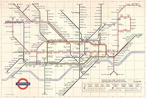London Transport - Underground diagram of lines - Number 3 1968 [no code - Victoria Line Stage 2 ...