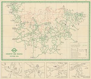 Bus Map Country Area No.1, 1948