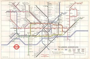 London Transport - Underground diagram of lines - No. 1 1974 [374/1646M/1000M]
