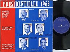 "PRÉSIDENTIELLE 1965" Les 6 discours intégraux de Marcel BARBU, Charles DE GAULLE, Jean LECANUET,...
