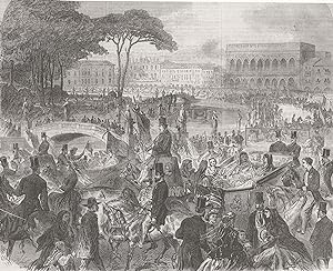The War: Scene in The Corso of Padua During The Visit of the King of Italy