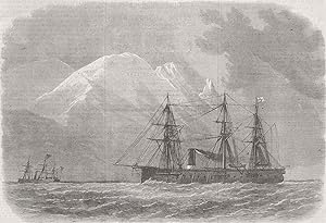 H.M.S. Zealous in the Straits of Magellan