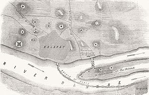 Plan of the battle of Kalafat, and the retreat of the Russians to Krajova