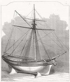 Model of Queen Elizabeth's yacht