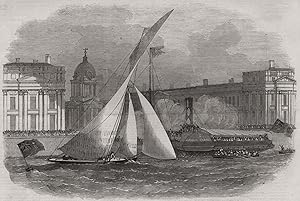 The Royal London Yacht Club match: the "Julia" winning at Greenwich