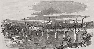 Opening of the Aberdeen Railway - Dee Bridge and Aberdeen terminus