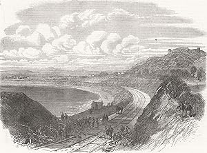 Scene of the disaster on the Chester and Holyhead Railway, between Abergele and Llanddulas
