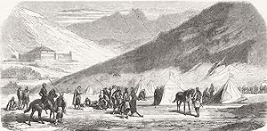 Camp of the frontier commission, at Dragal