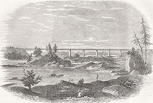 The Grand Trunk Railway of Canada : Tubular Bridge over Chaudiere River