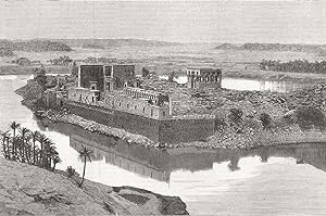 General view of Philae from the Island of Biggeh