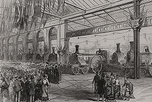 The exhibition of locomotives - The Railway Jubilee at Darlington