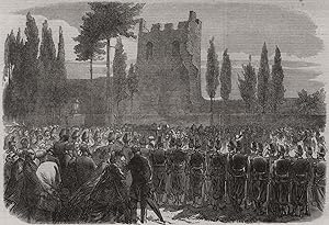 Funeral of the late John Gibson, R.A., in the English cemetery, at Rome