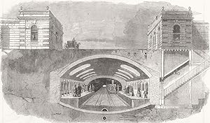 Proposed station at Baker Street - The Metropolitan Railway