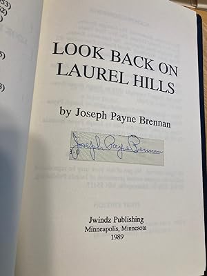 Look Back on Laurel Hills Jwindz Chapbook #1