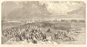 The Naval Review - promenade on Southsea Common - sketched by S. Read