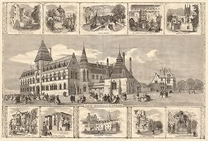 New Museum, Oxford. St John's College. Radcliffe Library. Folly Bridge. St John's College. Magdal...