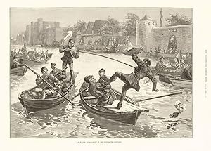 A water tournament in the fifteenth century