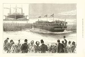 Launch of the Emperor of Russia's Yacht Livadia at Glasgow