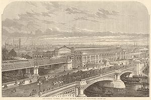 The London, Chatham, and Dover Railway station at Blackfriars