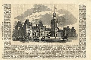 Proposed parliament buildings, Ottawa, Canada