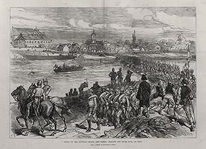 Entry of the Austrian troops into Bosnia: Crossing the river Save, at Brod