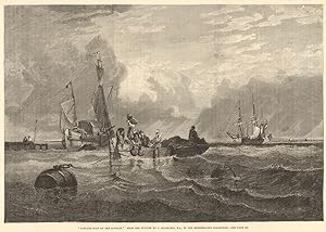 "Passage boat on the Scheldt''. From the picture by C. Stanfield, R.A., in the Sheepshanks Collec...