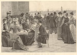 The House of Commons: tea on the terrace