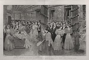 County ball given by the Prime Minister and the Marchioness of Salisbury at Hatfield House, Janua...