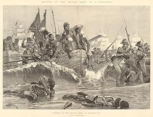 Landing of the British Army in Aboukir Bay - Battles of the British Army, No. V - Alexandria