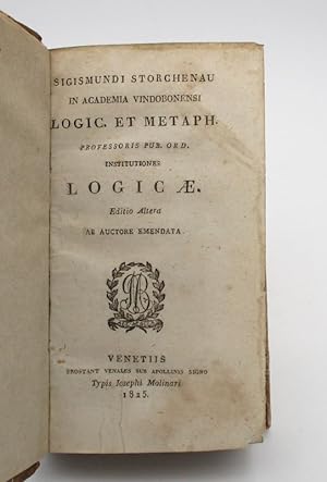 Institutiones Logicae [et] Institutions Metaphysicae