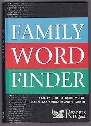 Family Word Finder - A Family Guide to English Words, Their Meanings, Synonyms and Antonyms