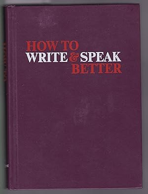 How to Write and Speak Better