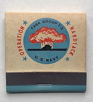 DOOMSDAY Atomic Age MATCHBOOK Nuclear Bomb Explosion 1958 COLD WAR Secret Military Project