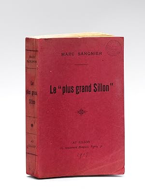 Le "plus grand Sillon" [ Edition originale - On joint une longue lettre tapuscrite signée du resp...
