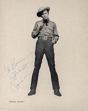 Frank Sinatra Signed  Johnny Concho  Poster.