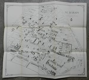 Le Marais, quartier historique. Plan.