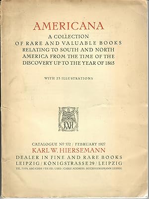 Americana [Catalogue 572]