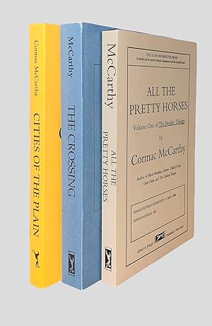 The Border Trilogy (Set of Uncorrected Proofs, One Volume Signed)