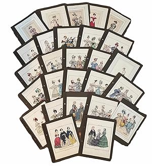 Collection of 19th century European Women's Magazines Fashion Plates
