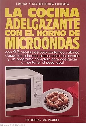 La cocina adelgazante con el horno de microondas