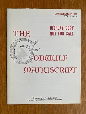 The Godwulf Manuscript: The Journal of the Judas Goats an association of Parker / Spenser Devotee...