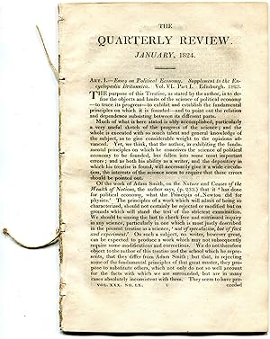 The Quarterly Review: January 1824 [Volume XXX, No. LX]; Essay on Political Economy, Volume VI, p...